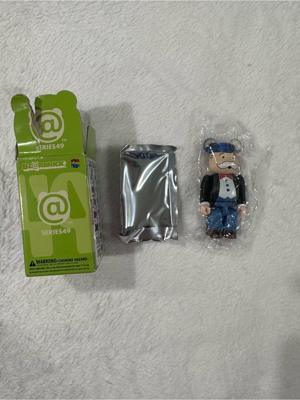 Bearbrick Series 49 Mr Monopoly 100% Size